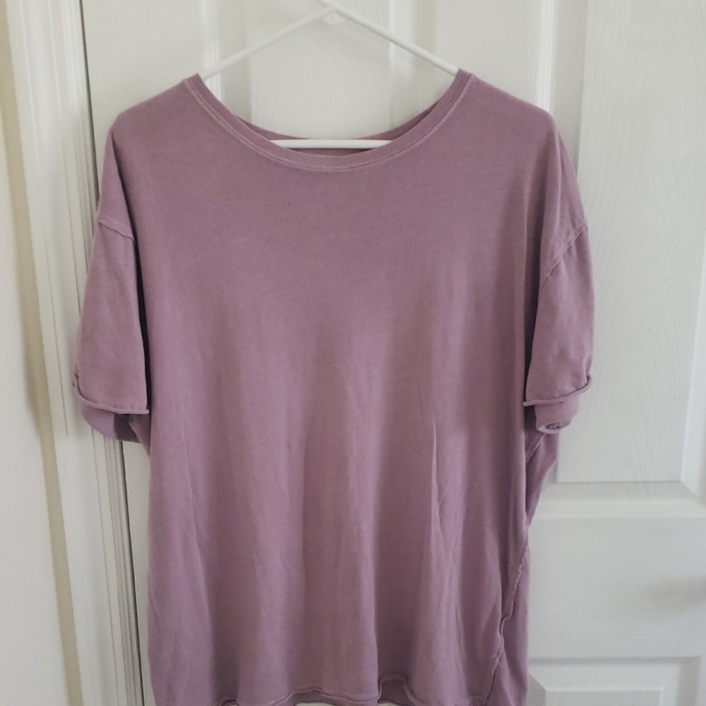 We The Free Dusty Mauve Crewneck Tee